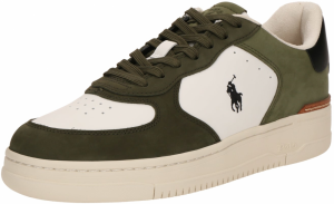 Polo Ralph Lauren Nízke tenisky 'MASTERS CRT'  olivová / čierna / biela