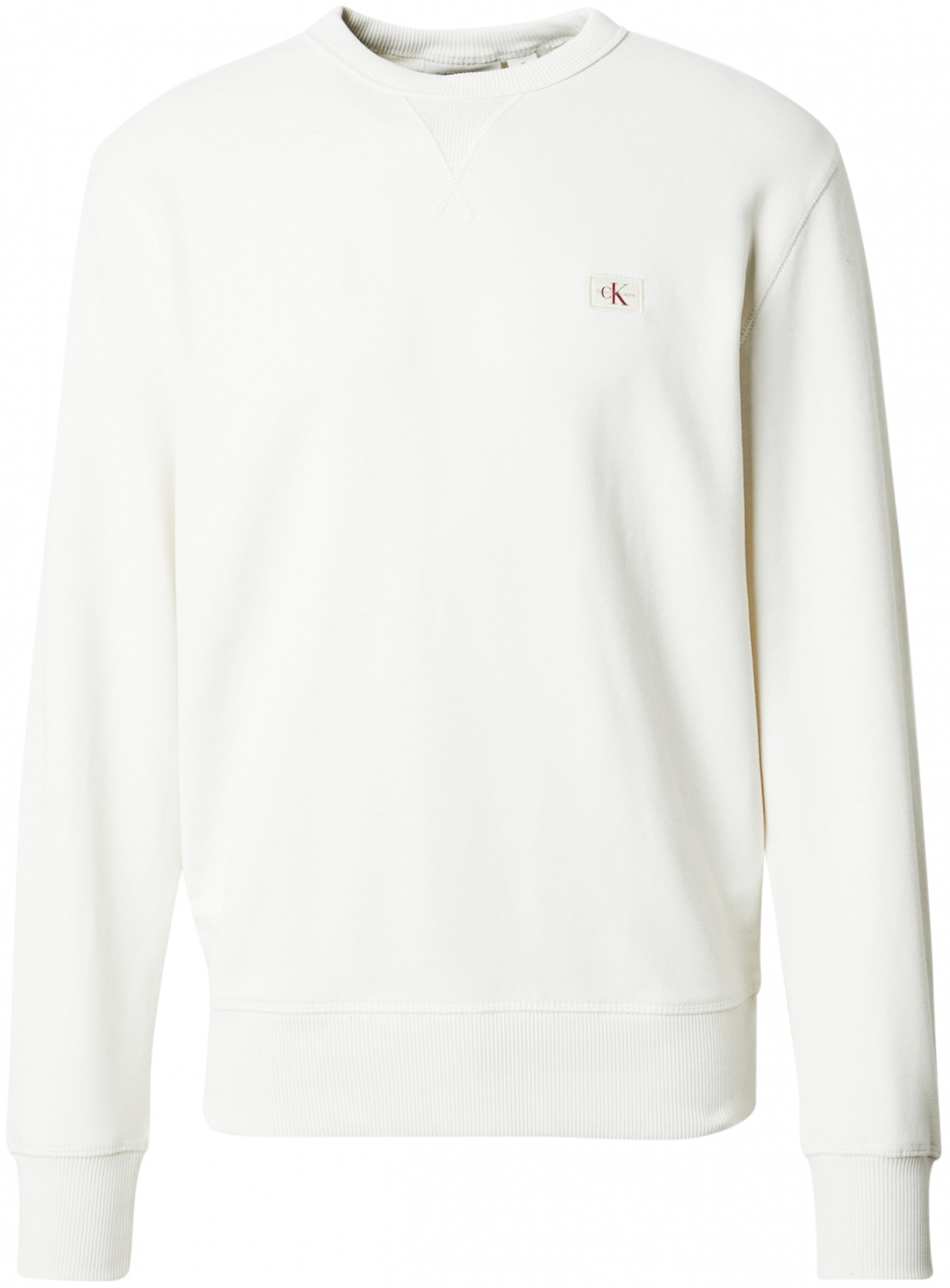 Calvin Klein Jeans Mikina  biela