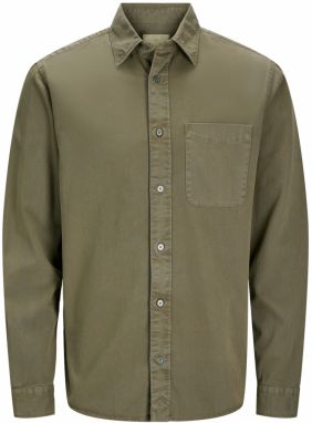 Jack & Jones Premium Košeľa 'JPRCCDOVER'  tmavozelená
