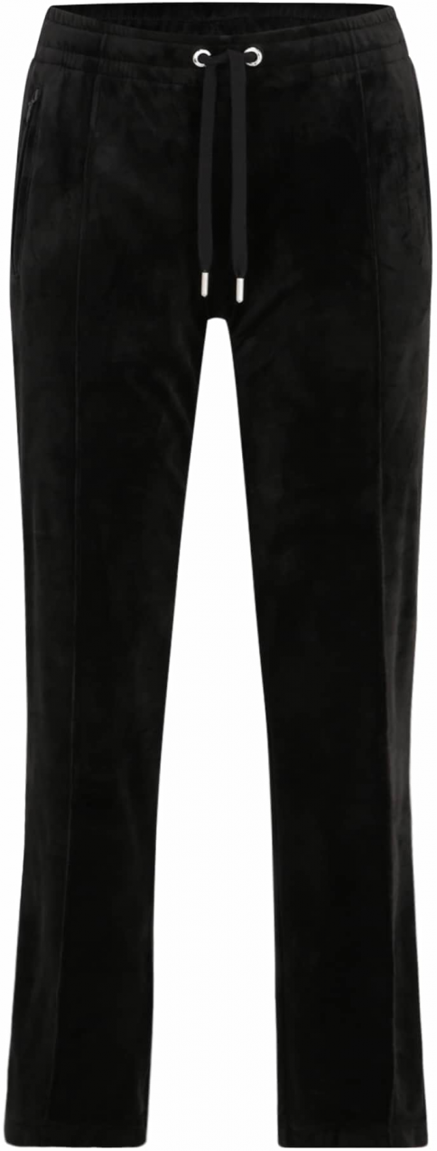Juicy Couture Petite Nohavice 'TINA'  čierna / strieborná