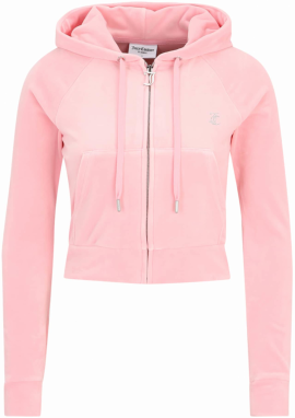 Juicy Couture Petite Tepláková bunda 'MADISON'  ružová
