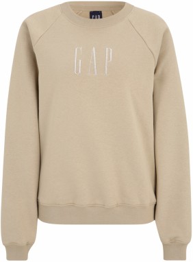 Gap Tall Mikina  béžová melírovaná / strieborná