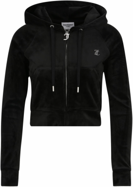 Juicy Couture Petite Tepláková bunda 'MADISON'  čierna