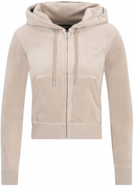 Juicy Couture Petite Tepláková bunda 'ROBERTSON'  béžová