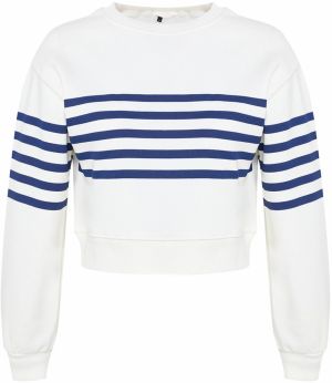 Trendyol Mikina  nebielená / námornícka modrá
