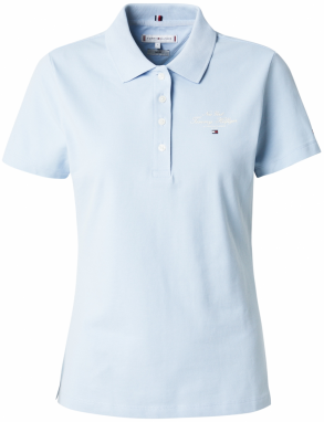 TOMMY HILFIGER Tričko  námornícka modrá / svetlomodrá / červená / biela