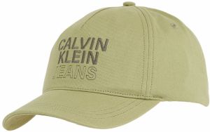Calvin Klein Jeans Čiapka  olivová / tmavozelená