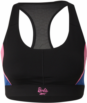 Reebok Športová podprsenka 'REEBOK X BARBIE'  modrá / ružová / čierna