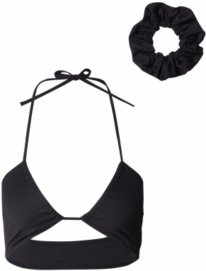 Calvin Klein Swimwear Bikinový top  čierna