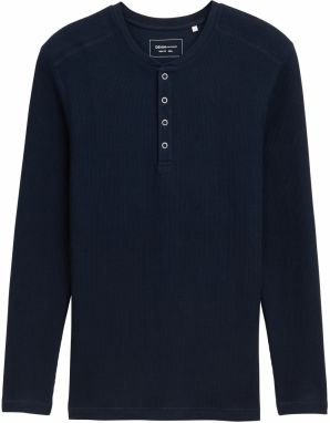 TOM TAILOR DENIM Tričko  tmavomodrá