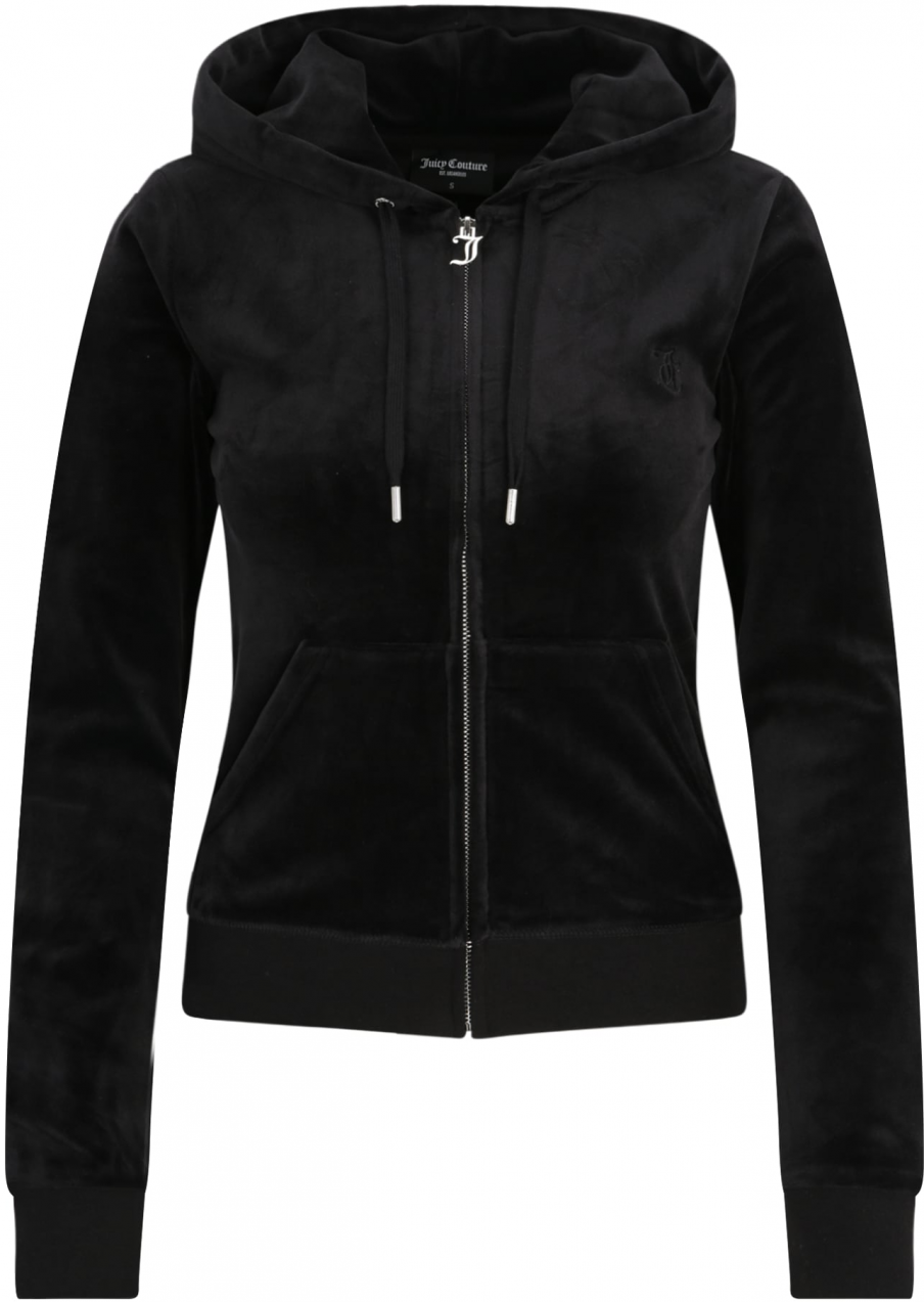 Juicy Couture Tall Tepláková bunda 'ROBERTSON'  čierna
