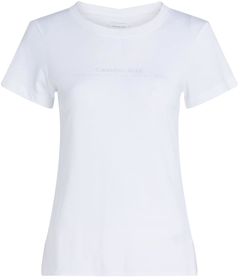 Calvin Klein Jeans Tričko  biela