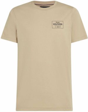 TOMMY HILFIGER Tričko  farba ťavej srsti / čierna