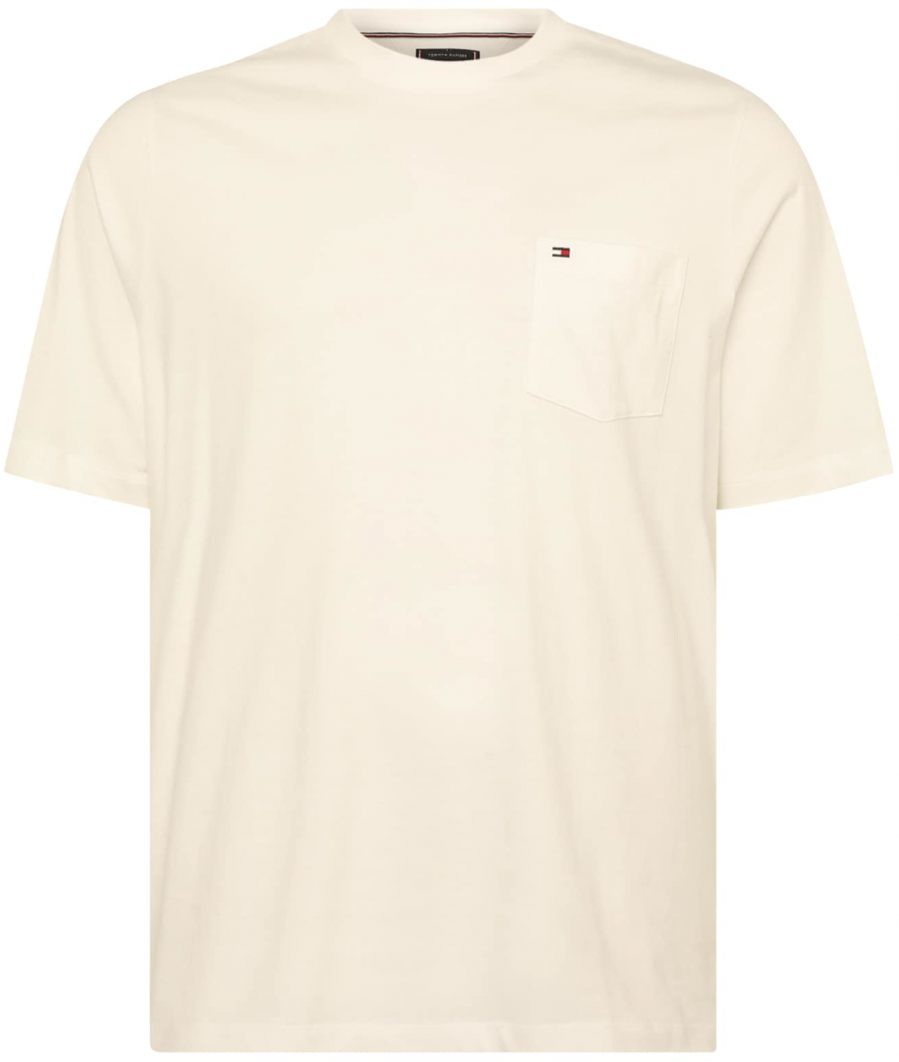 Tommy Hilfiger Big & Tall Tričko 'ESSENTIAL'  biela ako vlna