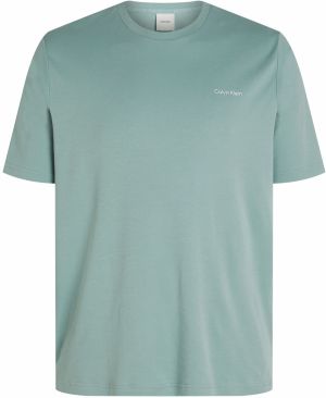 Calvin Klein Big & Tall Tričko  modrozelená / biela