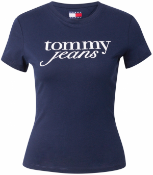 Tommy Jeans Tričko 'Essential'  námornícka modrá / biela