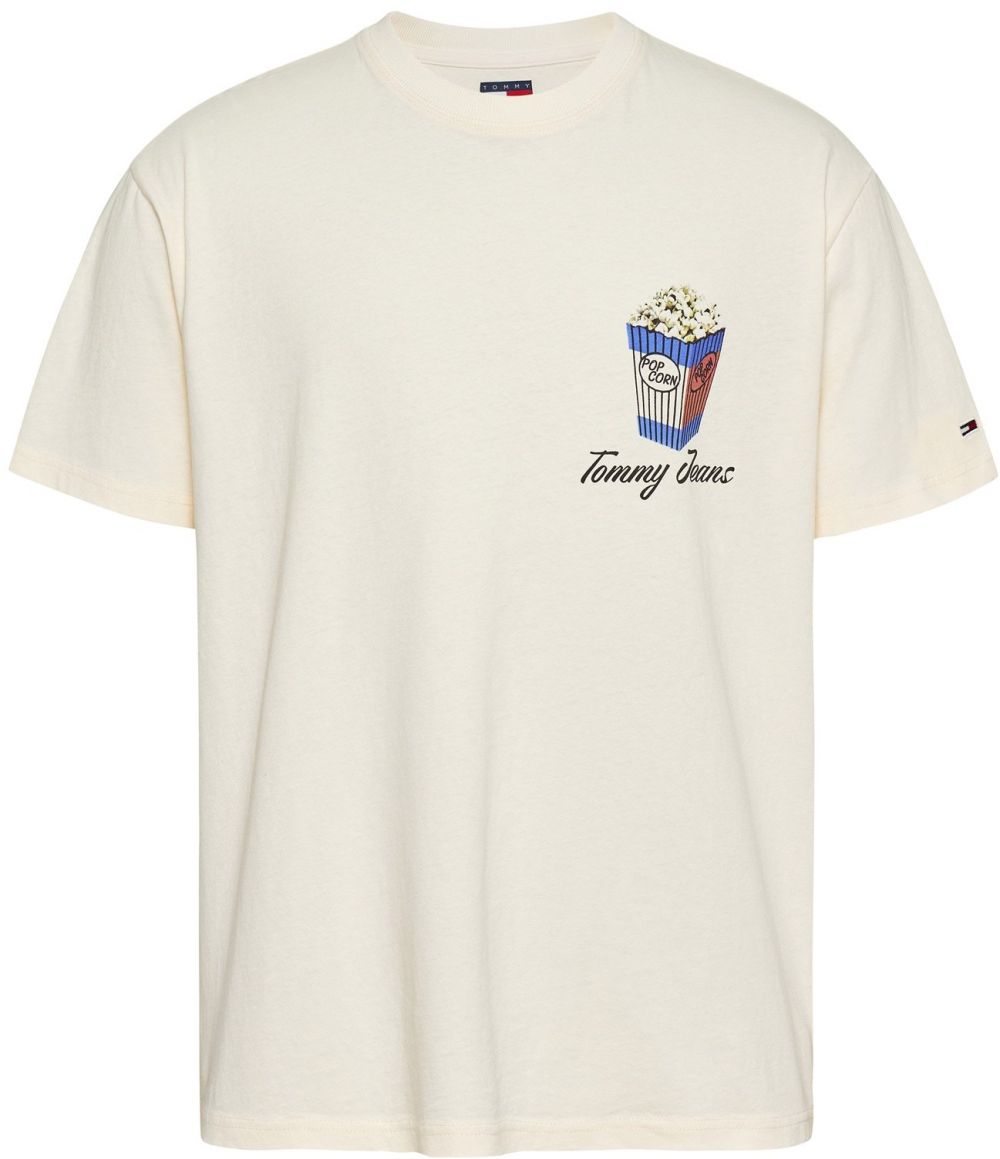Tommy Jeans Tričko 'NOVELTY 2'  modrá / červená / čierna / biela