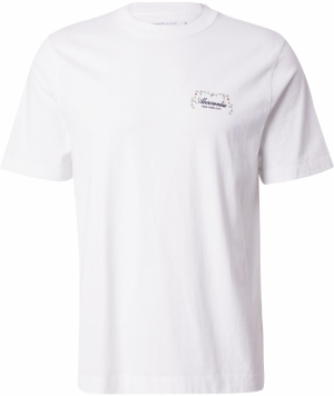 Abercrombie & Fitch Tričko  zelená / fialová / čierna / biela