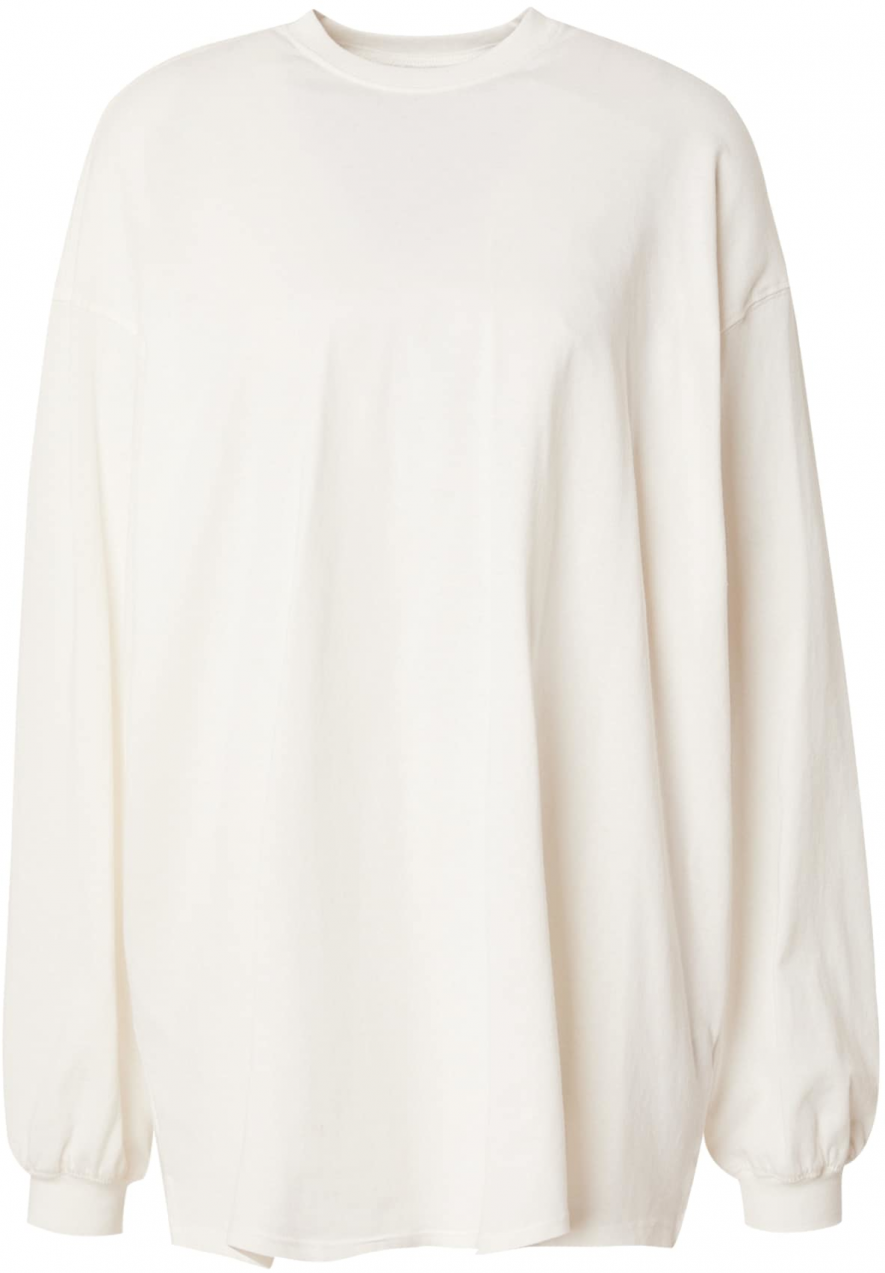 WEEKDAY Tričko 'Lindy'  čierna / biela