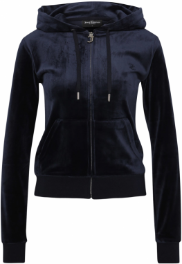 Juicy Couture Tall Tepláková bunda 'ROBERTSON'  tmavomodrá