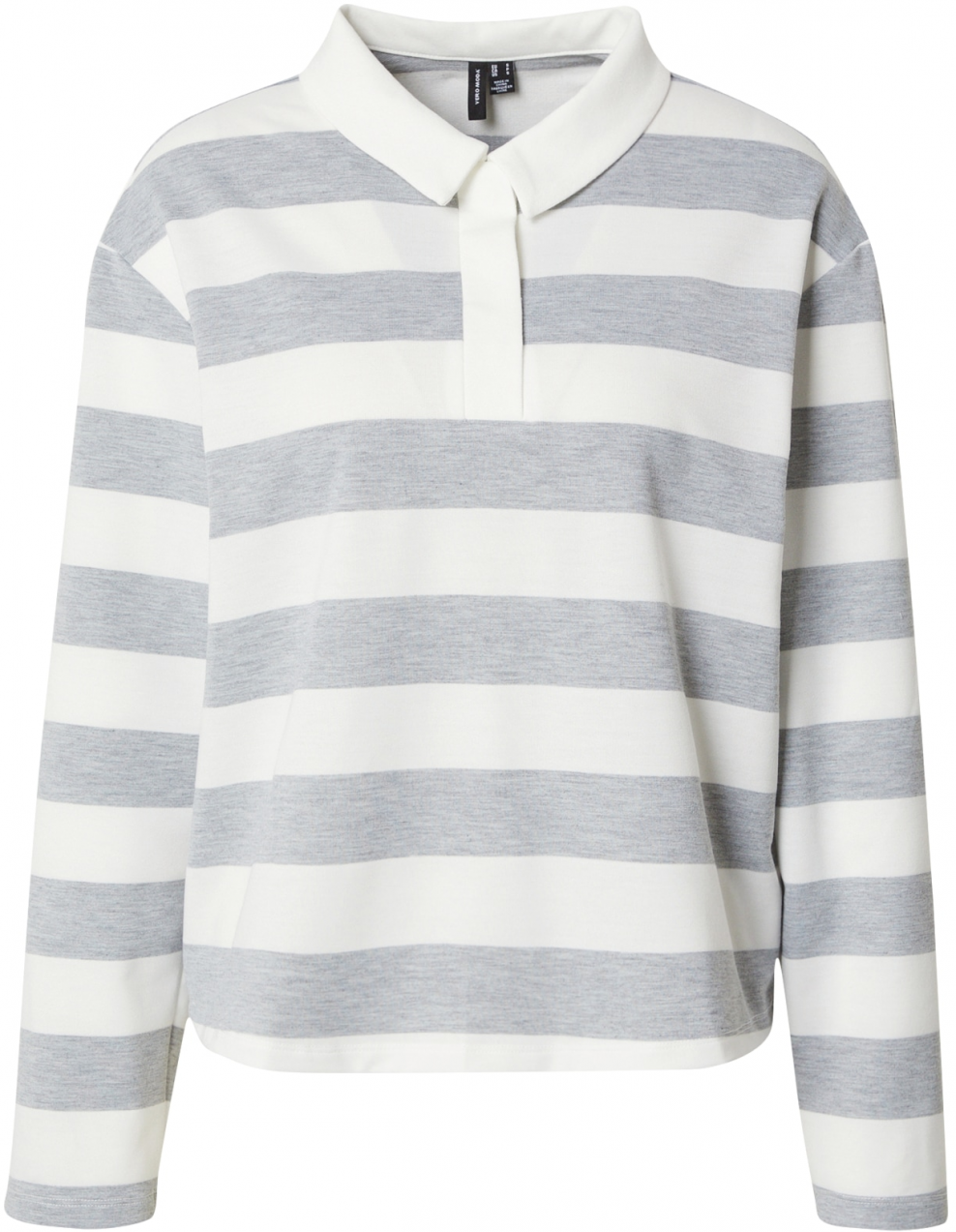 VERO MODA Tričko 'VMPERNILLE'  svetlosivá / biela