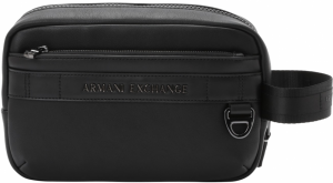 ARMANI EXCHANGE Toaletná taška 'TULUM'  čierna