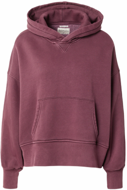 Abercrombie & Fitch Mikina 'ESSENTIAL EAST/WEST'  vínovo červená