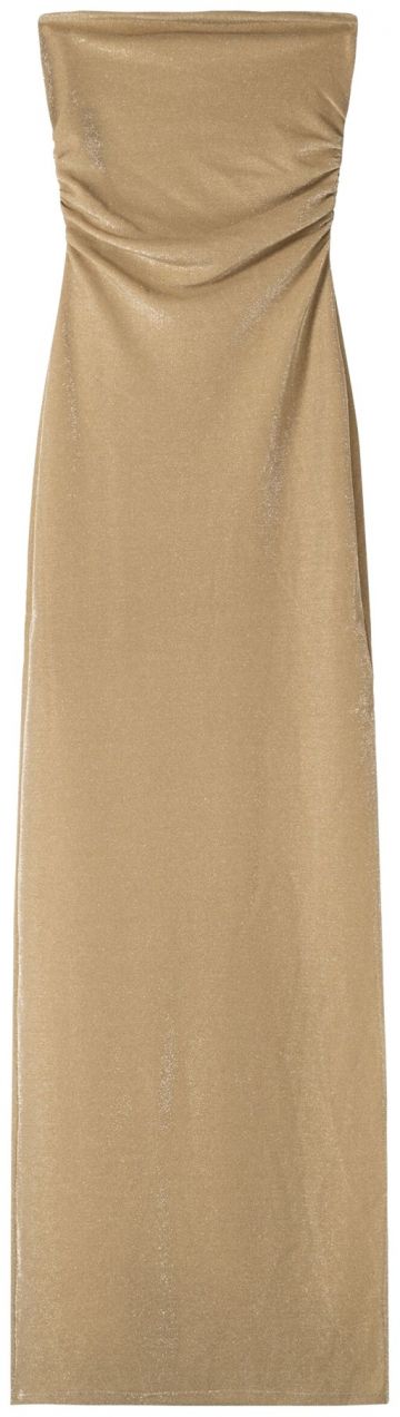 Bershka Šaty  zlatá