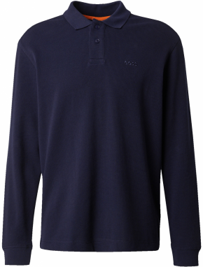 BOSS Tričko 'Petempestolong'  tmavomodrá