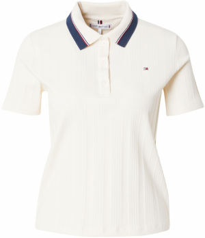 TOMMY HILFIGER Tričko  svetlobéžová / námornícka modrá / červená
