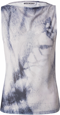 WEEKDAY Top 'Annie'  čierna / biela