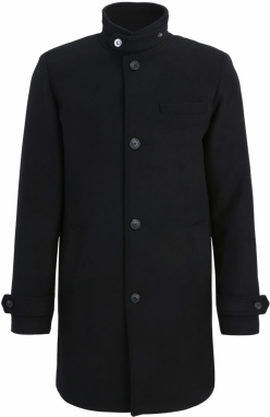 JACK & JONES Prechodný kabát 'EMELTON'  čierna