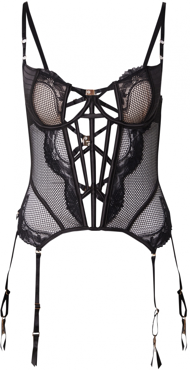 Hunkemöller Korzet 'Belladonna'  čierna