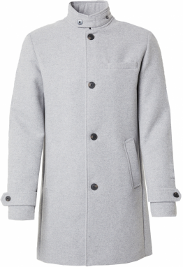 JACK & JONES Prechodný kabát 'EMELTON'  svetlosivá