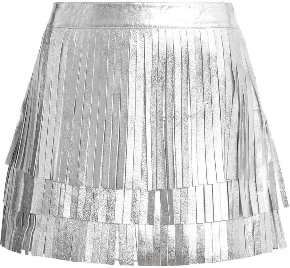 AllSaints Sukňa 'AISHA'  strieborná