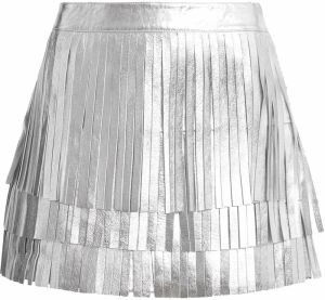 AllSaints Sukňa 'AISHA'  strieborná