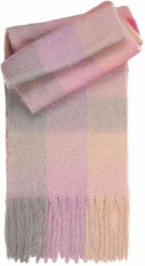 ABOUT YOU Šál 'ST0805SCARF-15'  béžová / sivá / ružová