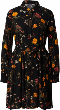 VERO MODA Košeľové šaty 'VMEASY JOY'  karí / olivová / svetločervená / čierna