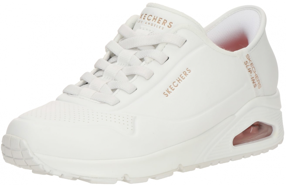 SKECHERS Nízke tenisky 'UNO - Easy-Air'  ružová / biela
