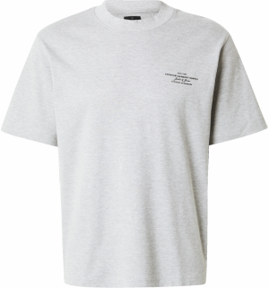 JACK & JONES Tričko 'JPRBlachad'  svetlosivá / čierna