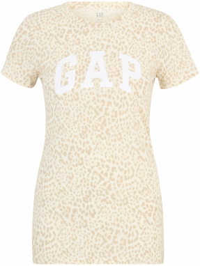 Gap Tall Tričko 'CLASSIC'  béžová / žltohnedá / biela