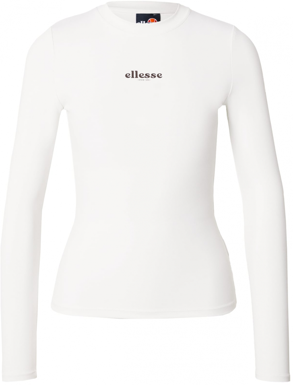 ELLESSE Tričko 'Cubano'  hnedá / šedobiela