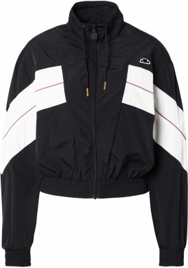 ELLESSE Prechodná bunda 'Cox '  fialová / čierna / biela