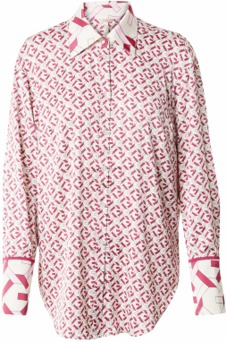 GUESS Blúzka 'ALEXANDRA'  purpurová / rosé / čierna / biela