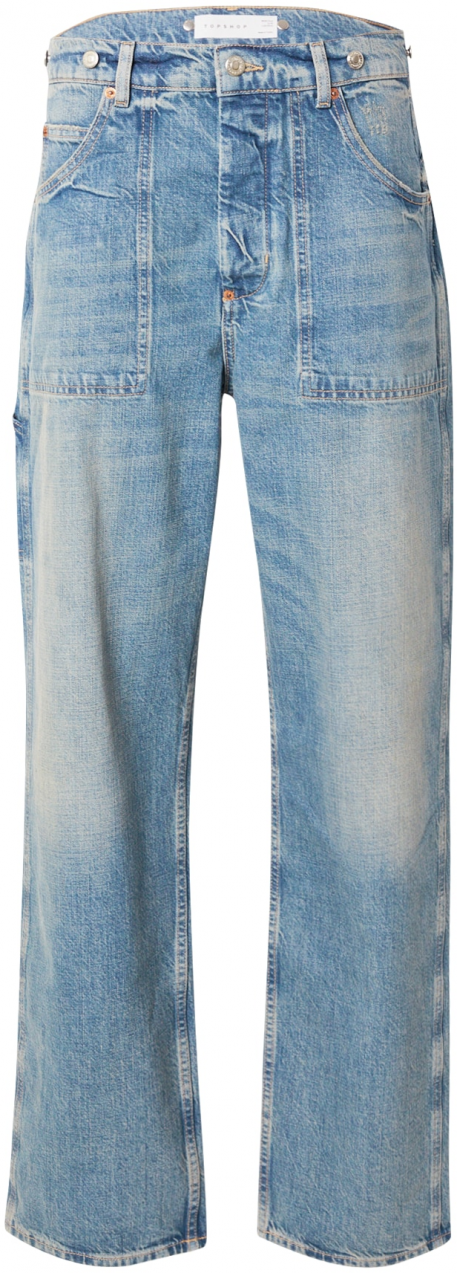 TOPSHOP Džínsy  modrá denim