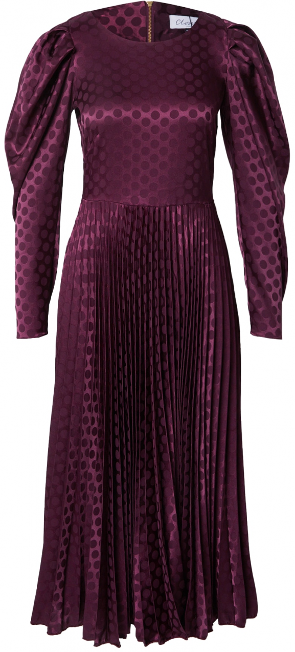 Closet London Šaty  burgundská / vínovo červená