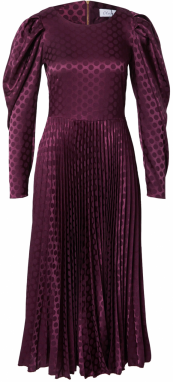 Closet London Šaty  burgundská / vínovo červená