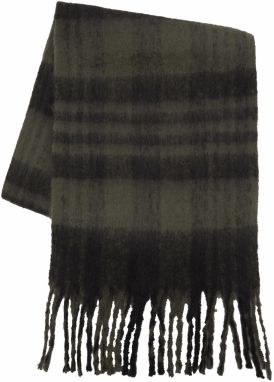 Pull&Bear Šál  olivová / čierna