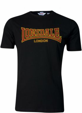 LONSDALE Tričko 'Classic'  žltá / tmavočervená / čierna