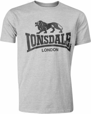 LONSDALE Tričko  sivá / čierna